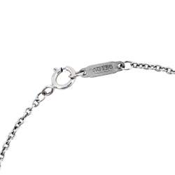 Pre Owned Tiffany & Co. Atlas Pierced Diamond 18K White Gold Bracelet