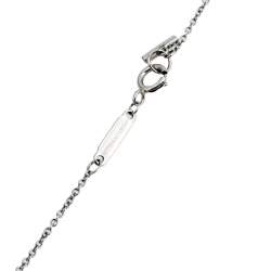 Pre Owned Tiffany & Co.Tiffany T Open Vertical Diamond Bar Pendant Necklace