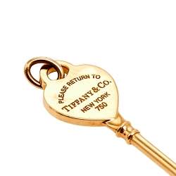 Tiffany & Co. Return to Tiffany Key 18k Rose Gold Pendant
