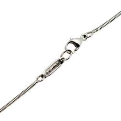 Pre Owned Tiffany & Co. Diamond Feather 18K White Gold Pendant Necklace