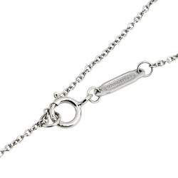 Pre Owned Tiffany & Co. Tiffany T Smile 18k White Gold Pendant Necklace