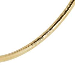 Pre Owned Tiffany & Co. City HardWear Ball Bypass 18k Yellow Gold Bracelet