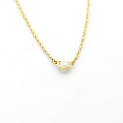 Pre Owned Tiffany & Co. Else Peretti Diamond By The Yard 18K Yellow Gold Diamond Necklace
