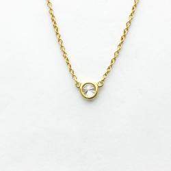 Pre Owned Tiffany & Co. Else Peretti Diamond By The Yard 18K Yellow Gold Diamond Necklace