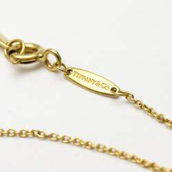 Pre Owned Tiffany & Co. Else Peretti Diamond By The Yard 18K Yellow Gold Diamond Necklace