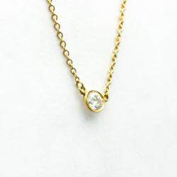 Pre Owned Tiffany & Co. Else Peretti Diamond By The Yard 18K Yellow Gold Diamond Necklace