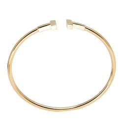Pre Owned Tiffany & Co.  T Wire 18k Rose Gold Cuff Bracelet