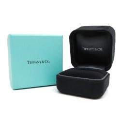 Pre Owned Tiffany & Co. Elsa Peretti Open Heart Platinum Diamond Ring EU 54.5