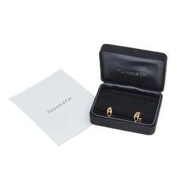 Pre Owned Tiffany & Co. Atlas 18k Rose Gold Earrings