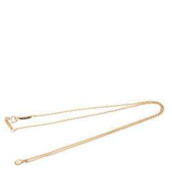 Pre Owned Tiffany & Co. Elsa Peretti Pearl By The Yard 18K Rose Gold Diamond Necklace