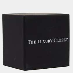 Pre Owned Tiffany & Co. Atlas Diamond 18k White Gold Band Ring Size 54