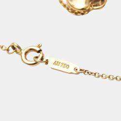 Pre Owned Tiffany Heart Lock Mini 18K Rose Gold Necklace