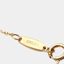 مملوكة مسبقًا Tiffany & Co. Elsa Peretti Bean 18K Rose Gold Necklace 