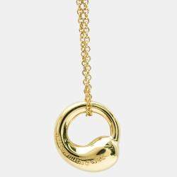 Pre Owned Tiffany & Co. Eternal Circle 18K Yellow Gold Necklace