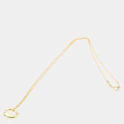 Pre Owned Tiffany & Co. Eternal Circle 18K Yellow Gold Necklace