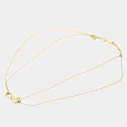 مملوكة مسبقًا Tiffany & Co. Infinity 18K Yellow Gold Necklace