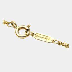مملوكة مسبقًا Tiffany & Co. Infinity 18K Yellow Gold Necklace