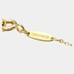 Pre Owned Tiffany & Co. Infinity Cross 18K Yellow Gold Necklace