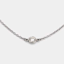 Pre Owned Tiffany & Co. Elsa Peretti Diamond By The Yard Diamond Platinum Link Bracelet