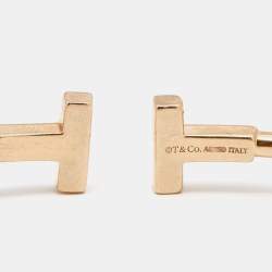 Pre Owned Tiffany & Co. Tiffany T Wire 18k Rose Gold Bracelet