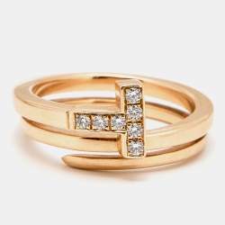 Tiffany T Diamond Square Wrap Ring