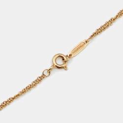 Pre Owned Tiffany & Co. Infinity 18K Yellow Gold Necklace