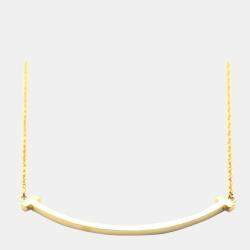 Pre Owned Tiffany & Co. Tiffany T Smile 18K Rose Gold Necklace