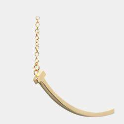Pre Owned Tiffany & Co. Tiffany T Smile 18K Rose Gold Necklace