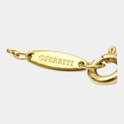 Pre Owned Tiffany & Co. Else Peretti Diamond By The Yard 18K Yellow Gold Diamond Bracelet 6.5