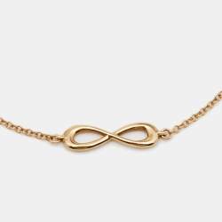 Pre Owned Tiffany & Co. Multi Infinity 18k Yellow Gold Station Bracelet