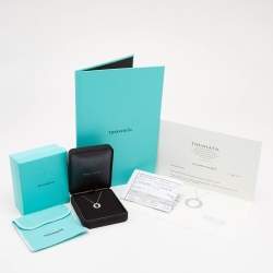 Pre Owned Tiffany & Co. Sevillana Diamonds Platinum Pendant Necklace