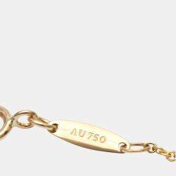 Pre Owned Tiffany & Co. Elsa Peretti Bean 18K Rose Gold Necklace