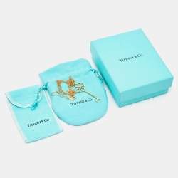 Pre Owned Tiffany & Co. Knot Key 18k Yellow Gold Pendant Necklace