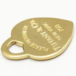 Pre Owned Tiffany & Co. 18K Yellow Gold Return To Tiffany Heart Pendant Necklace