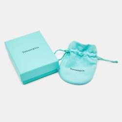 Pre Owned Tiffany & Co. Three Key 18k Two Tone Gold Sterling Silver Pendant Necklace