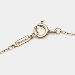 Pre Owned Tiffany & Co. Three Key 18k Two Tone Gold Sterling Silver Pendant Necklace