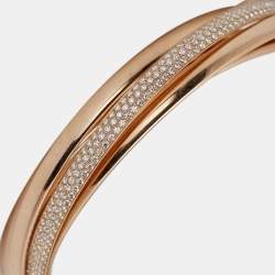 Tiffany Co. Paloma's Melody Diamonds 18k Rose Gold 5 Bangle Bracelet