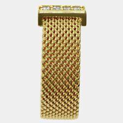 Pre Owned Tiffany & Co. Somerset 18K Yellow Gold Diamond Ring EU 50.5