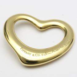 Tiffany & Co. Elsa Peretti Open Heart 18K Yellow Gold Charms and Pendant