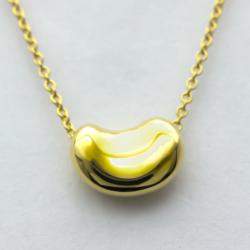 Pre Owned Tiffany & Co. Bean 18K Yellow Gold Necklace 