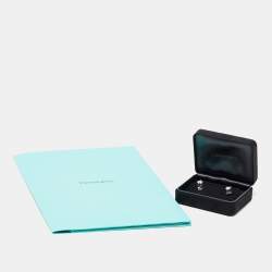 Tiffany & Co. Solitare 2.04 Ct Diamonds Platinum Stud Earrings