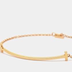 Tiffany & Co. T Smile 18k Rose Gold Bracelet