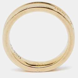 Pre Owned Tiffany & Co. Tiffany 1837 18k Yellow Gold Band Ring Size 51