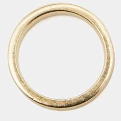 Pre Owned Tiffany & Co. Tiffany 1837 18k Yellow Gold Band Ring Size 51