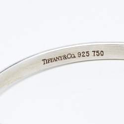 Tiffany & Co. Hook Eye Sterling Silver 18k Yellow Gold Bracelet
