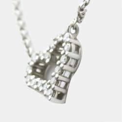 Tiffany & Co. Sentimental Heart Platinum Diamond Necklace