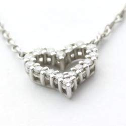 Tiffany & Co. Sentimental Heart Platinum Diamond Necklace