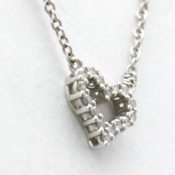 Tiffany & Co. Sentimental Heart Platinum Diamond Necklace