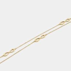 Tiffany & Co. Infinity 18k Yellow Gold Necklace