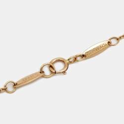 Tiffany & Co. Elsa Peretti Diamond by the Yard Diamond 18k Rose Gold Necklace